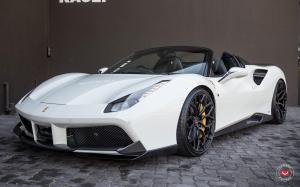 Ferrari 488 Spider by RACE! on Vossen Wheels (S17-01) '2019